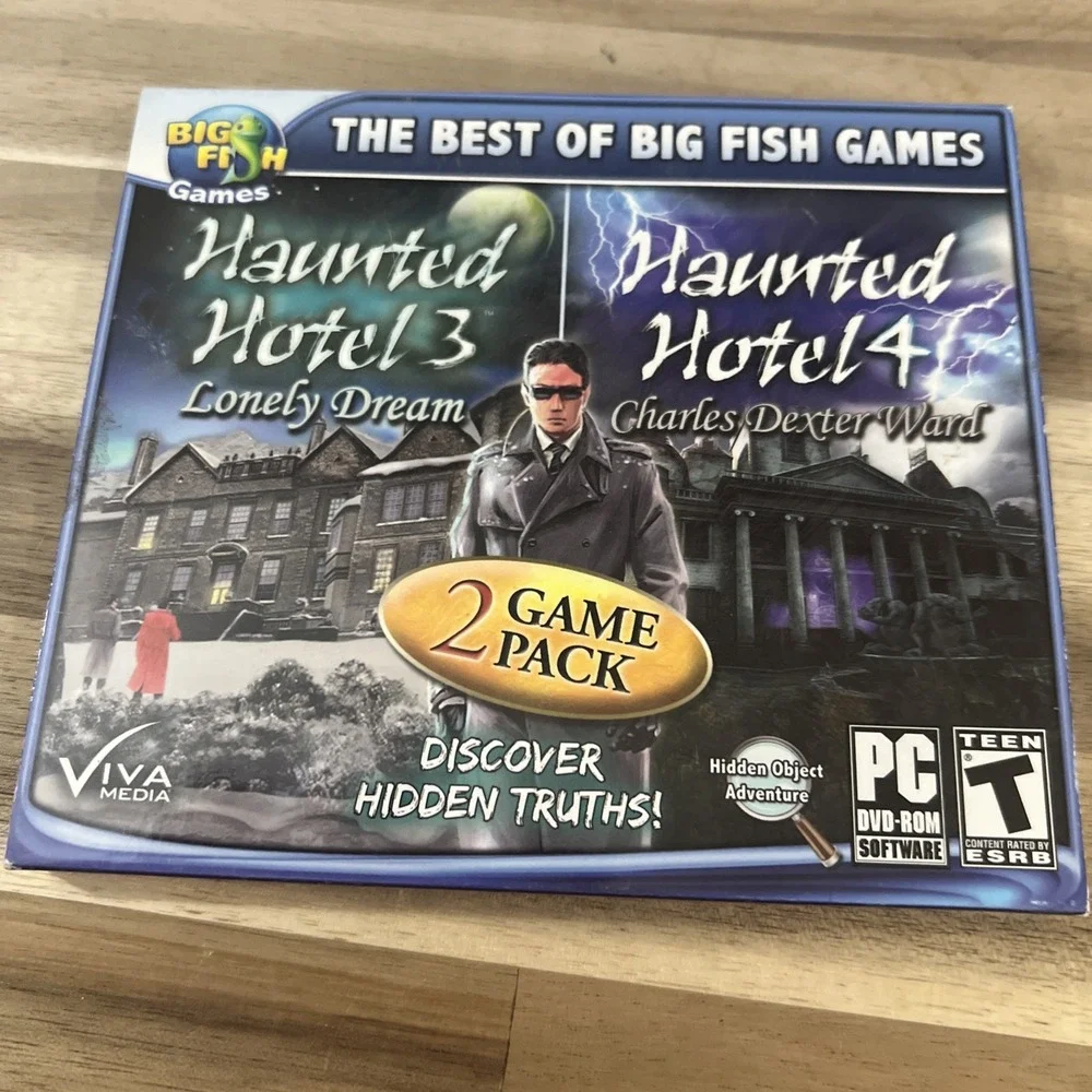 Haunted Hotel 3 And 4 PC Games 2 Pack Big Fish Games